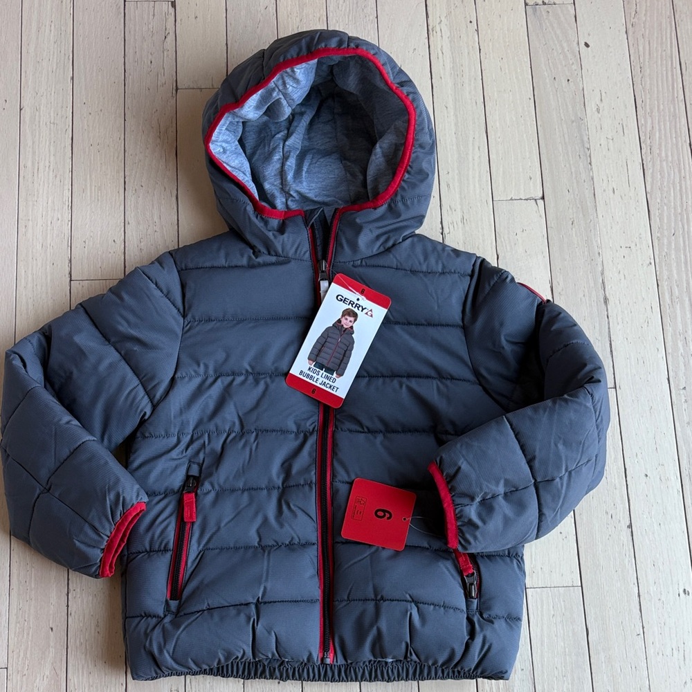 NWT Gerry Toddler Boys Hooded Puffer Jacket